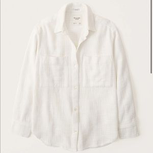 NWT - Abercrombie + Fitch Woven Button Up Shirt